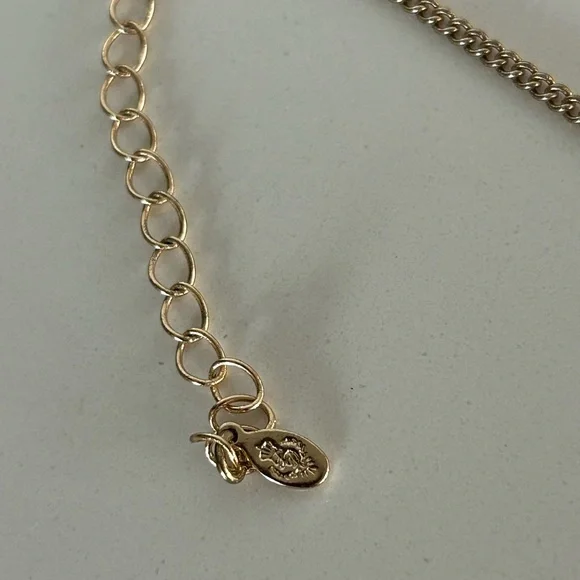 Beaded Chevron Boho Necklace Gold Tone Premier Designs - Picture 4 of 4